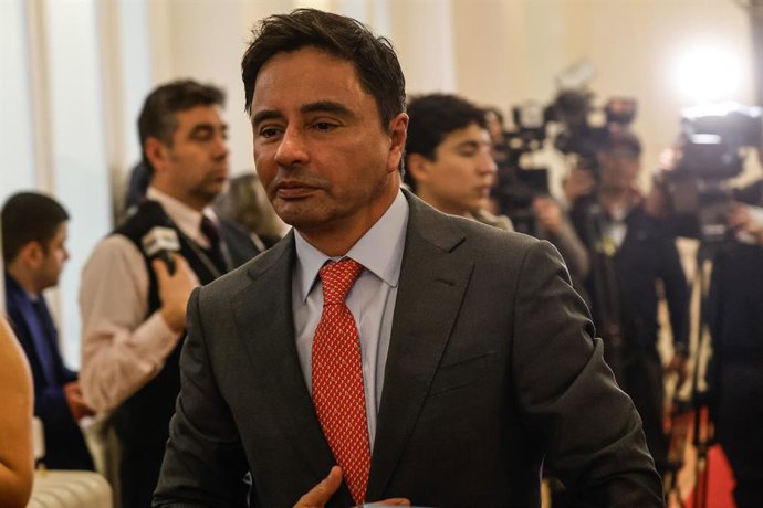 Santiago, 8 de junio de 2026.  El Consejo Fiscal Autonomo, presidido por Paula Benavides realiza su intervencion durante la Comision de Hacienda del Senado en la sede Santiago del Congreso Nacional  Diego Martin/Aton Chile