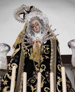 Imagen de la Virgen de la Dolorosa del Valle de Santa
