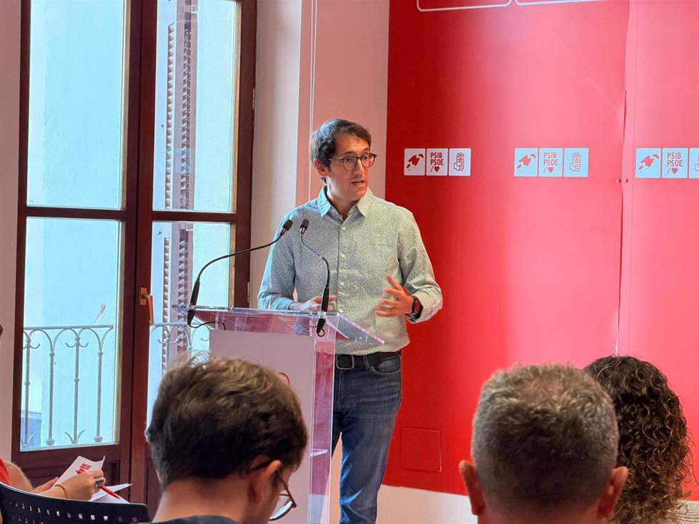El secretario general del PSOE Palma y candidato en el Ayuntamiento, Iago Negueruela