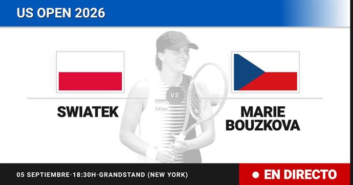 Iga Swiatek - Marie Bouzkova: resumen y estadísticas del partido de Dieciseisavos de final de US Open WTA