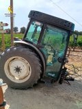 Un tren arrolla a un tractor en Fuenmayor sin que se produzcan heridos