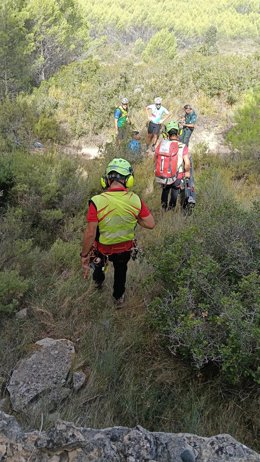 Momento del rescate