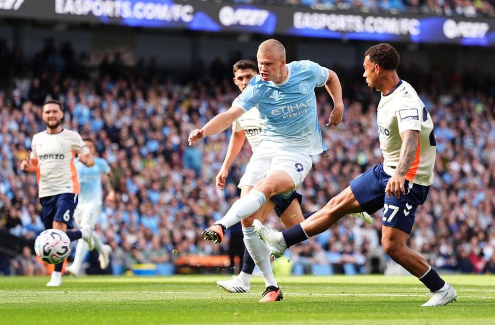 El delantero del Manchester City Erling Haaland.
