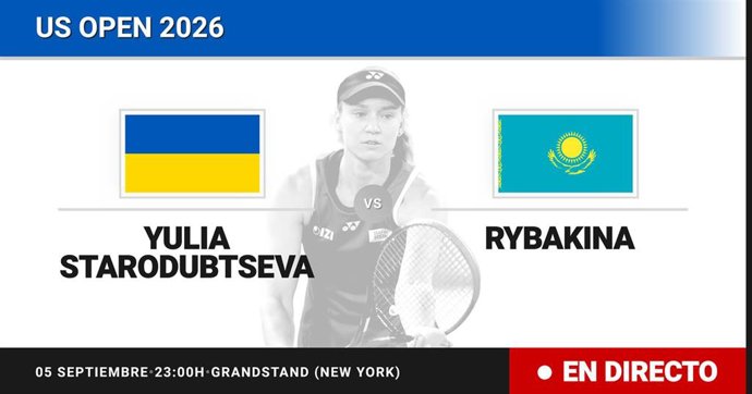Yulia Starodubtseva - Elena Rybakina: resumen y estadísticas del partido de Dieciseisavos de final de US Open WTA