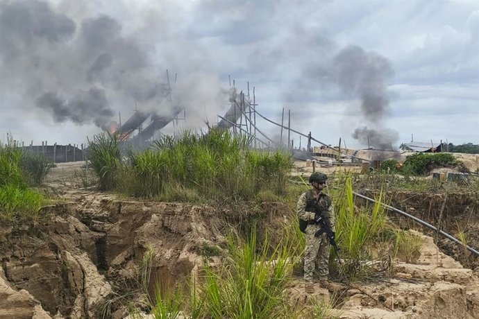 Perú.- Operaciones de las FF. AA. destruyen bienes de la minería ilegal por más S/ 74 millones