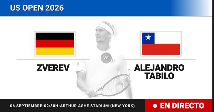 Alexander Zverev - Alejandro Tabilo: resumen y estadísticas del partido de Dieciseisavos de final de US Open ATP