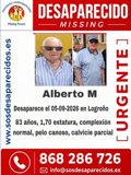 Desplegado un dispositivo tras la desaparición de un hombre de 83 años en Logroño