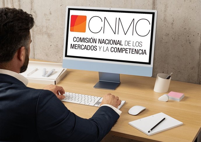 Una persona trabajando.