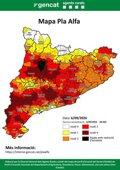 106 municipios de Tarragona, Barcelona y Lleida en peligro extremo de incendio este domingo