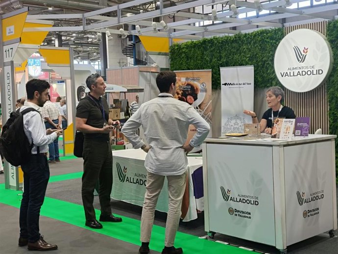 Uno de los stand de 'Alimentos de Valladolid' en Salamaq.