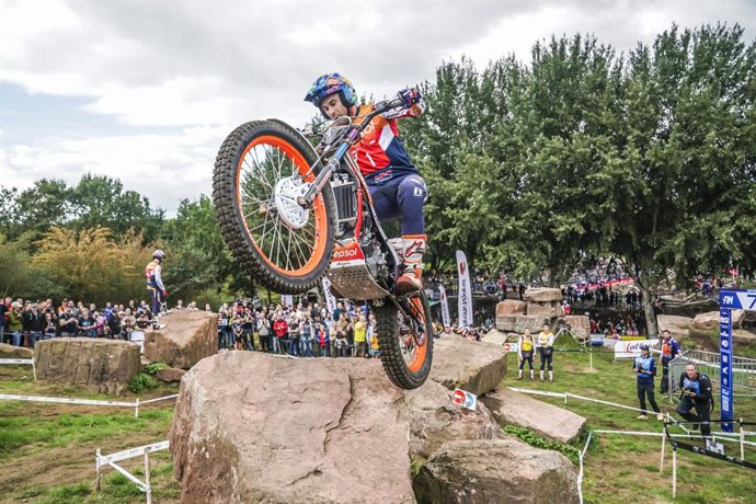 Toni Bou, durante el Campeonato del Mundo de TrialGP 2026.