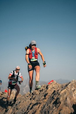 Varios participantes en el Trail Valle de Tena.