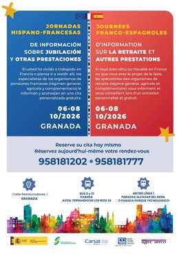 Cartel de las Jornadas Hispano-Francesas de Seguridad Social.