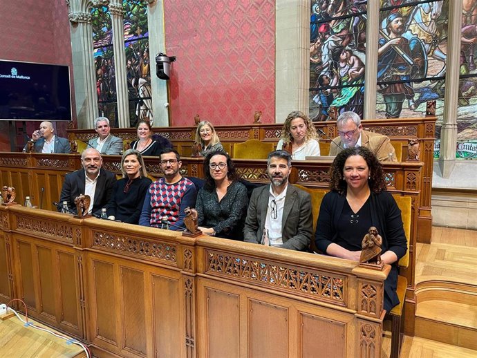 Archivo - El grupo socialista del Consell de Mallorca