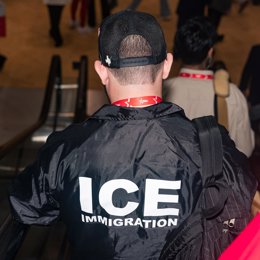 Archivo - Agentes del ICE en Texas (archivo)