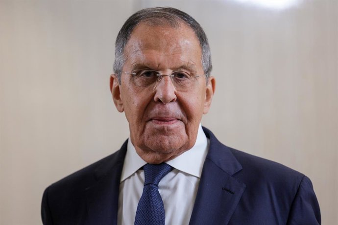 RÚSSIA, MOSCOU – 5 DE SETEMBRO DE 2026: O ministro das Relações Exteriores da Rússia, Sergei Lavrov, participa de uma reunião entre o presidente da Rússia, Vladimir Putin, e os líderes da chapa eleitoral do Partido Rússia Unida
