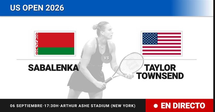 Aryna Sabalenka - Taylor Townsend: resumen y estadísticas del partido de Octavos de final de US Open WTA
