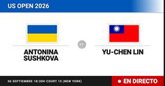 Foto: Antonina Sushkova - Yu-Chen Lin, en directo hoy: sigue el partido de US Open Juniors, Girls