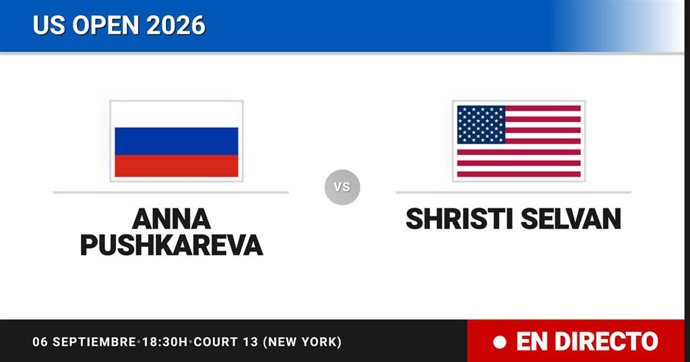Anna Pushkareva - Shristi Selvan: resumen y estadísticas del partido de Treintaidosavos de final de US Open Juniors, Girls