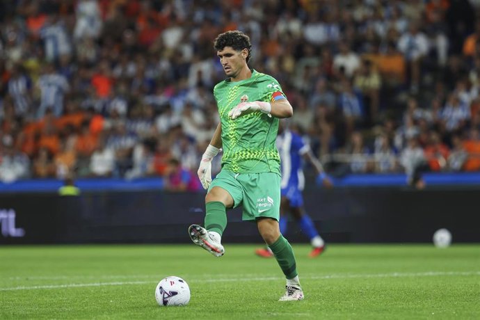 Matías Dituro, en un partido con el Elche CF.
