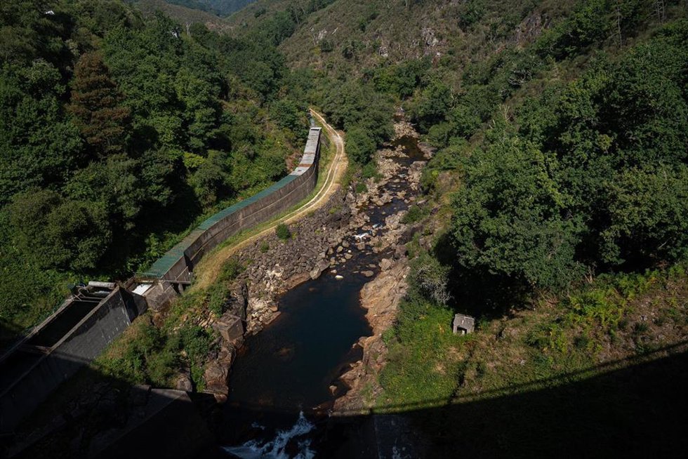 Archivo - Embalse de Eiras entre Fornelos de Montes y Ponte Caldelas, a 8 de julio de 2026, en Pontevedra, Galicia (España).