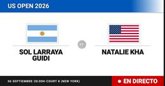 Foto: Sol Larraya Guidi - Natalie Kha, en directo hoy: sigue el partido de US Open Juniors, Girls