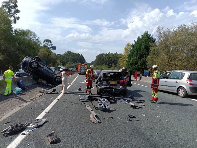 Imagen del accidente.