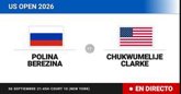Foto: Polina Berezina - Chukwumelije Clarke, en directo hoy: sigue el partido de US Open Juniors, Girls