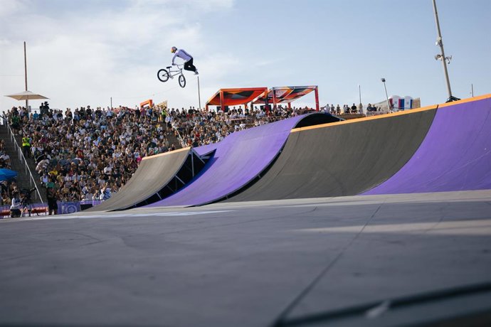 Imatge del festival 'Extreme Barcelona', al Parc del Fòrum