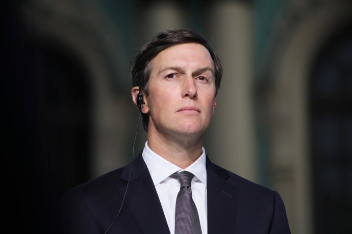 September 6, 2026, Kyiv, Ukraine: US President Donald Trump's Special Envoy Jared Kushner attends a joint news conference with President of Ukraine Volodymyr Zelenskyy outside the Mariinskyi Palace following negotiations, Kyiv, Ukraine, September 6, 2026.