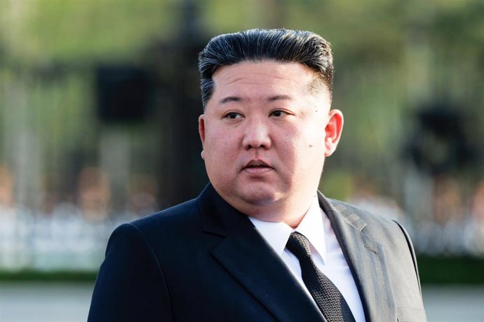 Archivo - El líder de Corea del Norte, Kim Jong Un, en una imagen de archivo