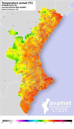 Temperatures a la Comunitat