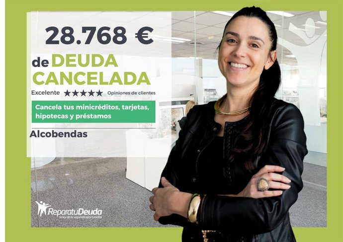 Repara tu Deuda y la Ley de Segunda Oportunidad ponen fin a una deuda de 28.768 € en Alcobendas