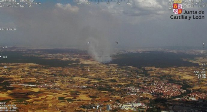 Incendio en La Calabaza (Burgos).