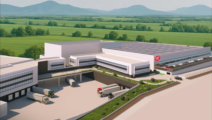 Render de la planta de Frit Ravich a Maçanet de la Selva (Girona)