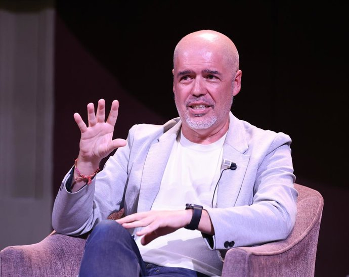 El secretario general de CCOO, Unai Sordo, participa en Los Desayunos del Ateneo, a 7 de septiembre de 2026, en Madrid (España). El líder sindical trata la actualidad política nacional, la crisis de Ceuta y el comienzo del curso político.