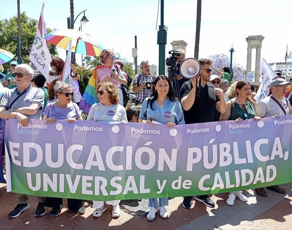 La portavoz de Podemos Andalucía, Alejandra Durán