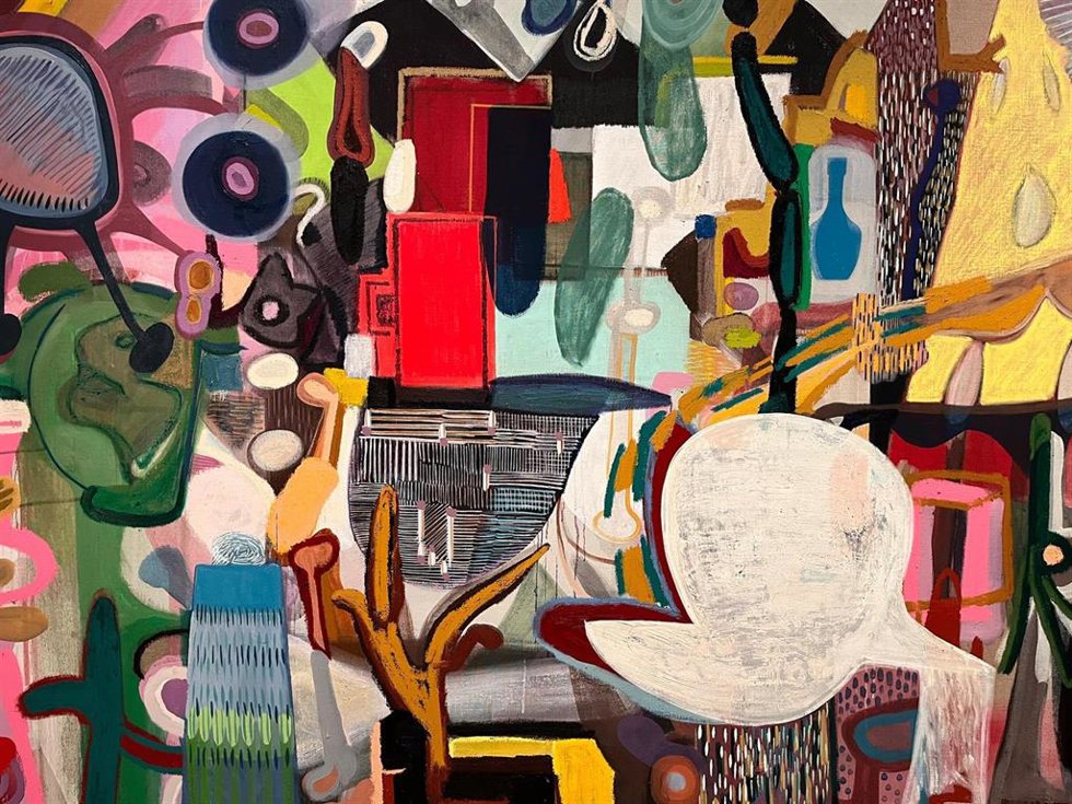 Una de las obras que se puede contemplar dentro de la exposición 'Rumores infundados' de los hermanos Forteza en CaixaForum Madrid