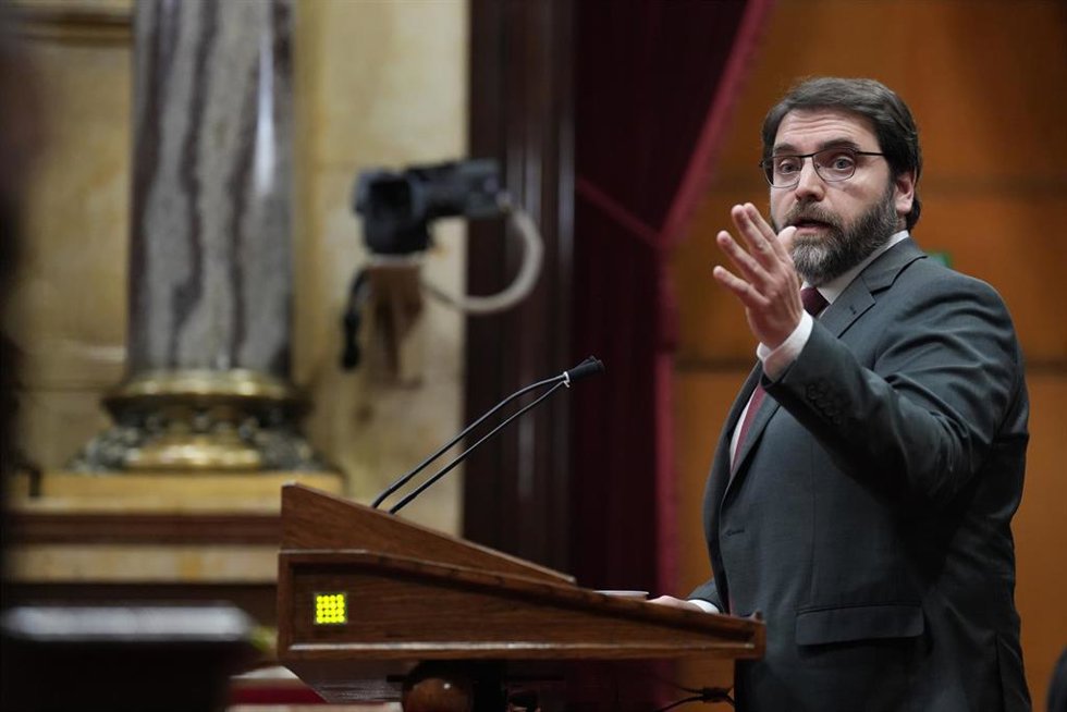Archivo - El presidente de PSC-Units en el Parlament, Ferran Pedret, durante una sesión de control, en el Parlament de Catalunya, a 28 de enero de 2026, en Barcelona, Catalunya (España).