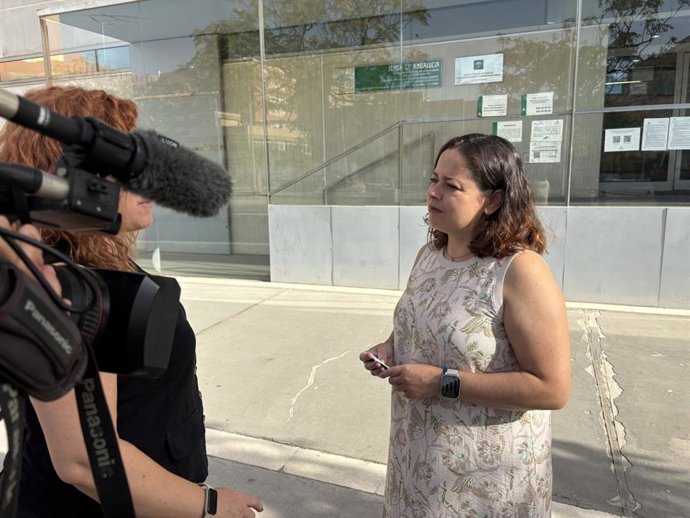 La secretaria de Educación del PSOE de Huelva, Irene Montiel.