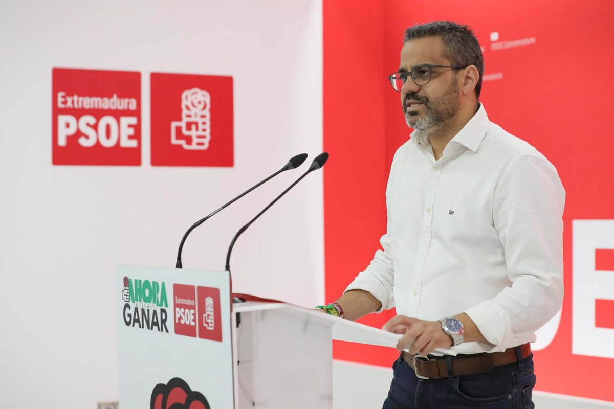 El PSOE de Extremadura señala que si Guardiola no puede dar explicaciones sobre la sanidad, debe cesar de la consejera
