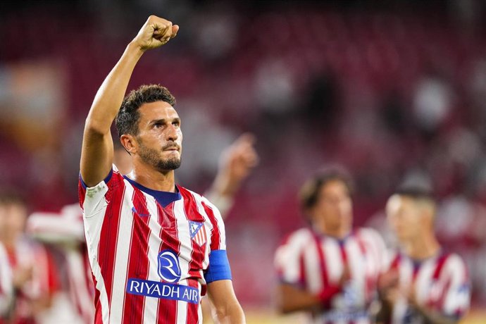 Koke Resurrección, en un partido del Atlético de Madrid.