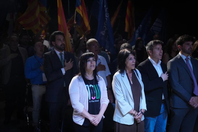 Archivo - La presidenta d'Aliança Catalana, Sílvia Orriols 