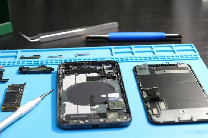 Serviço de reparo de smartphones