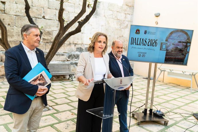 Acto de presentación de las Fiestas en Honor al Santísimo Cristo de la Luz de Dalías (Almería) 2026.