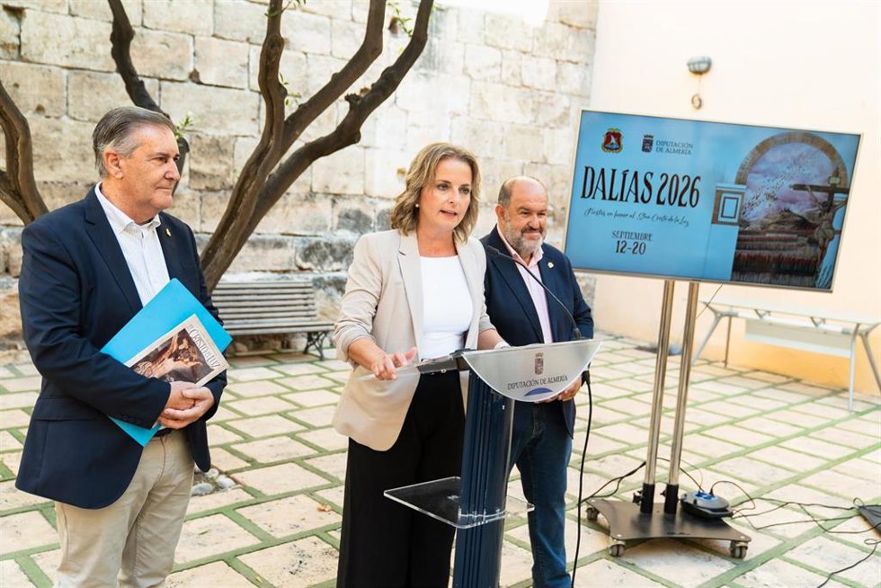 Acto de presentación de las Fiestas en Honor al Santísimo Cristo de la Luz de Dalías (Almería) 2026.