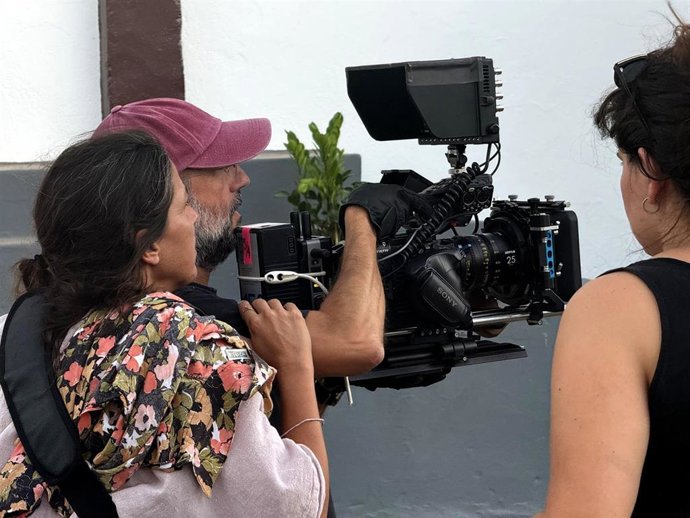 Rodaje del cortometraje 'María (la portuguesa)'