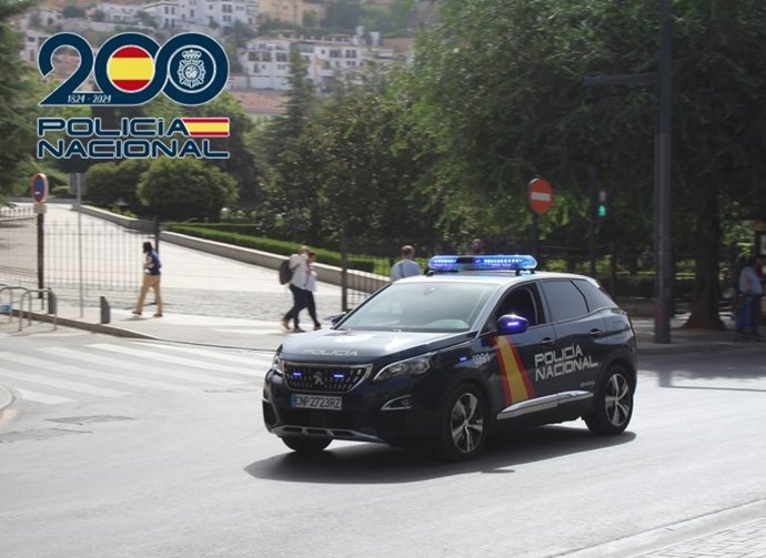 Vehículo de la Policía Nacional.