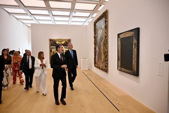 El rey Felipe VI en la inauguración de Faro Santander.