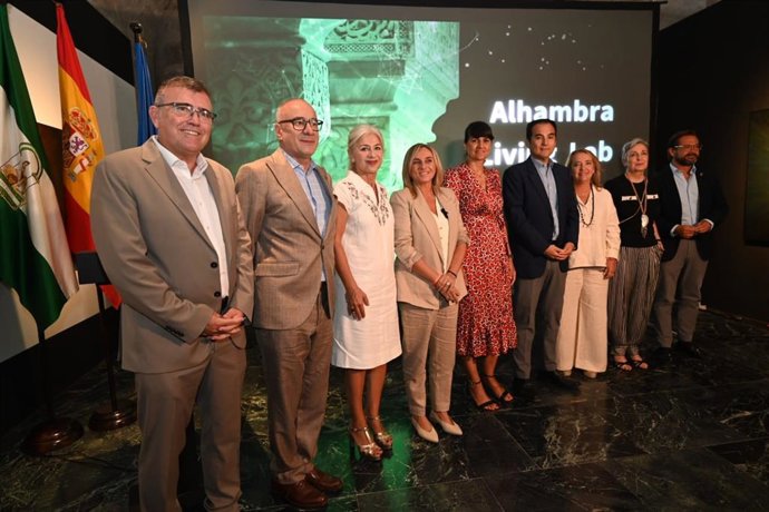 La consejera de Cultura, Patrimonio Histórico y Deporte, Patricia del Pozo, preside la presentación del Gemelo Digital de la Alhambra.